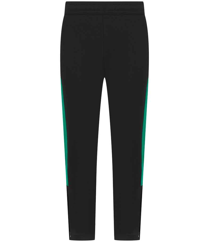 Finden + Hales Kids Knitted Tracksuit Pants - Black/Emerald