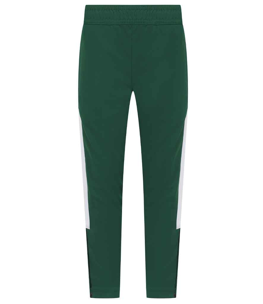 Finden + Hales Kids Knitted Tracksuit Pants - Bottle Green/White