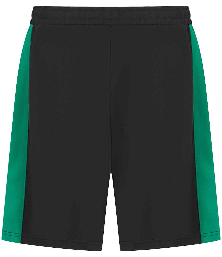 Finden + Hales Knitted Shorts - Black/Emerald