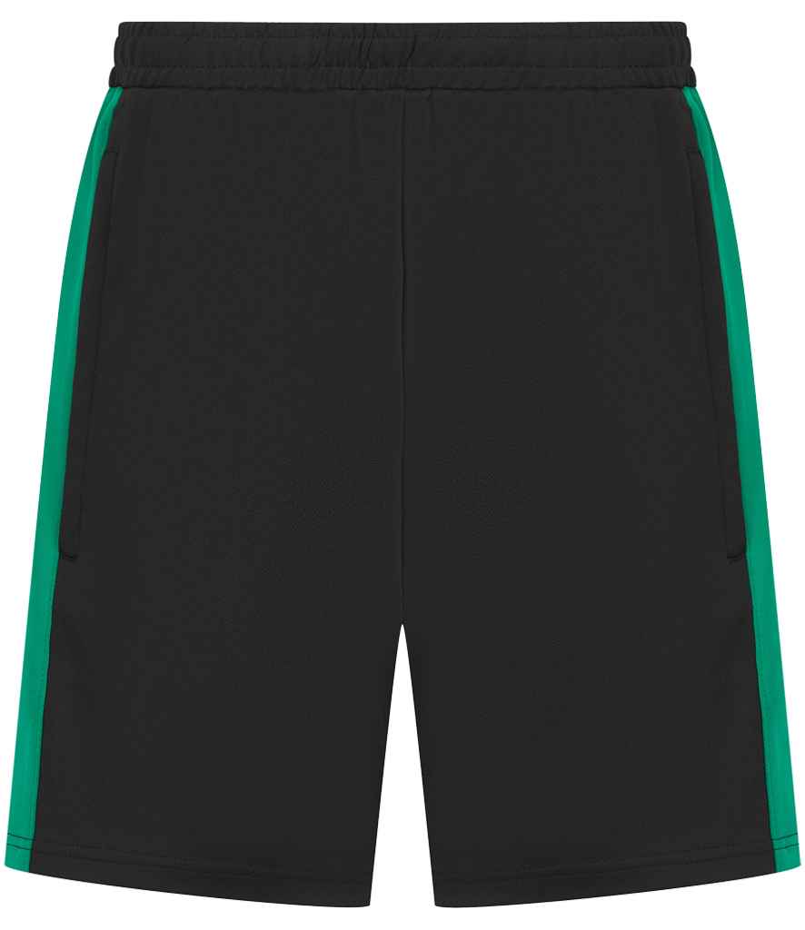 Finden + Hales Knitted Shorts - Black/Emerald