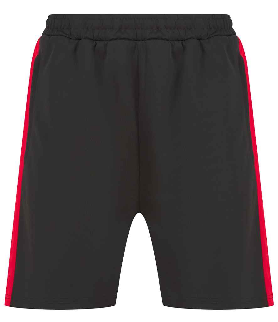 Finden + Hales Knitted Shorts - Black/Red