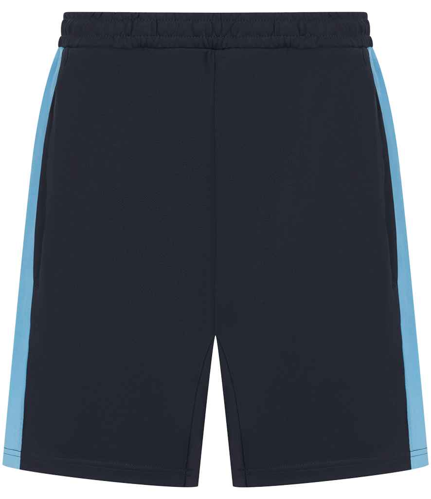 Finden + Hales Knitted Shorts - Navy/Sky blue