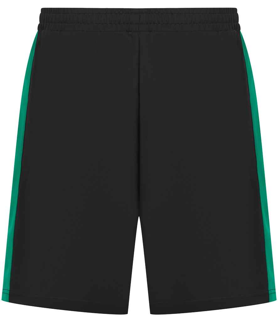 Finden + Hales Kids Knitted Shorts - Black/Emerald