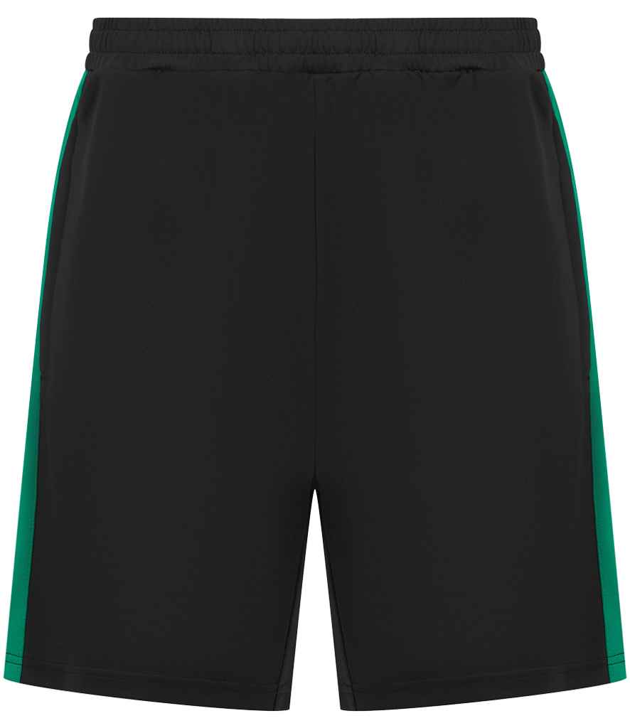 Finden + Hales Kids Knitted Shorts - Black/Emerald