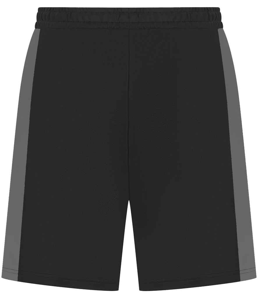 Finden + Hales Kids Knitted Shorts - Black/Gunmetal