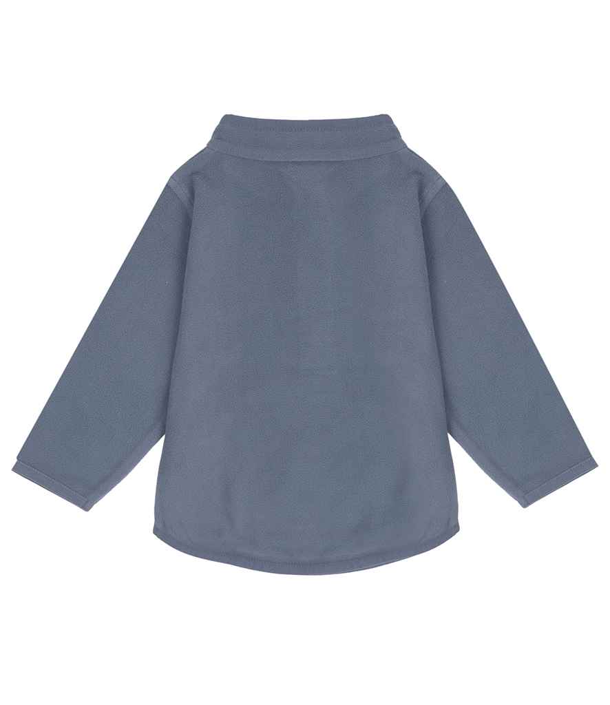 Larkwood Kids 1/2 Zip Lightweight Fleece - Stone Blue