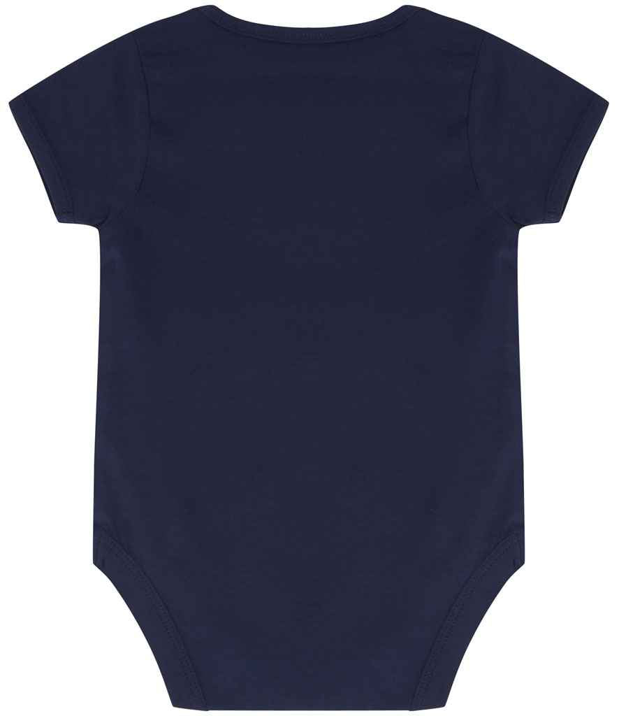 Larkwood Essential Short Sleeve Baby Bodysuit - Navy