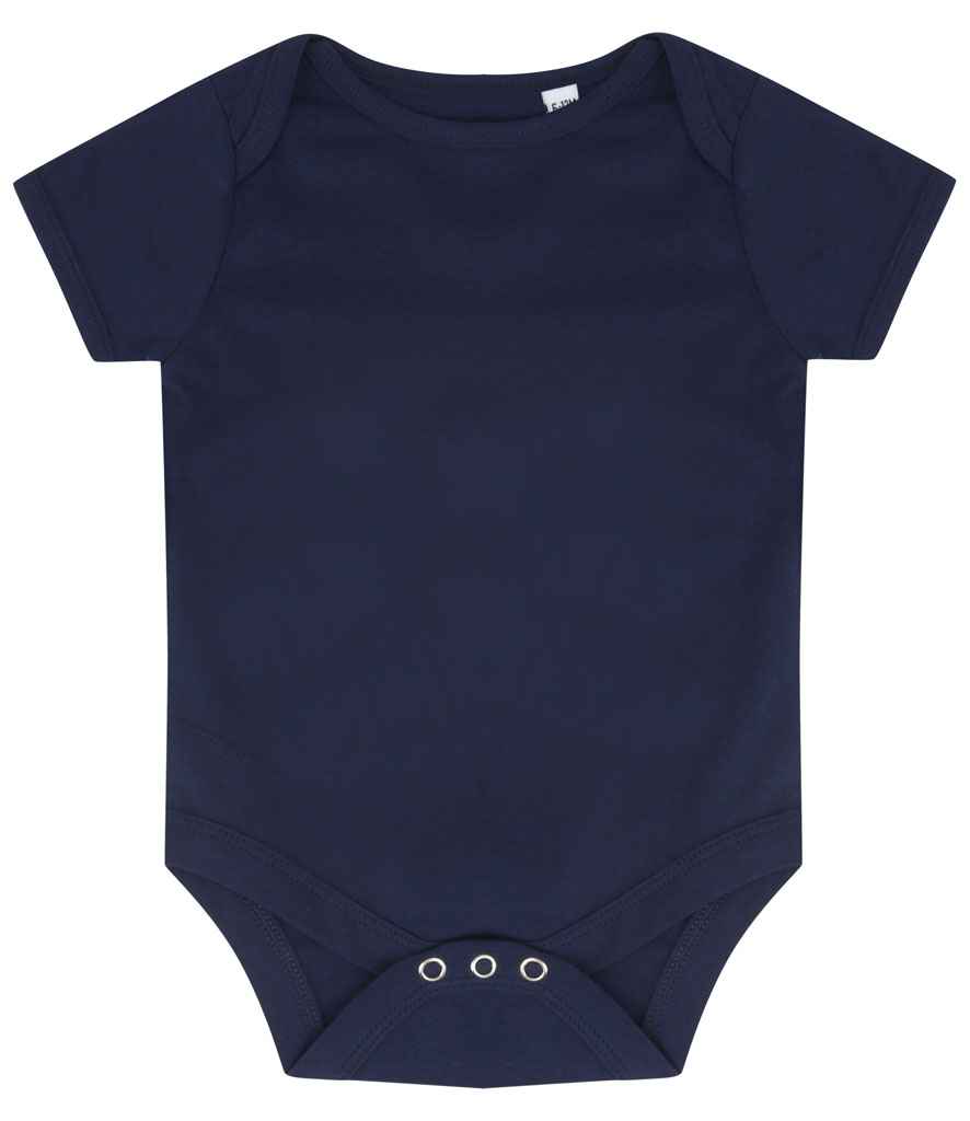 Larkwood Essential Short Sleeve Baby Bodysuit - Navy