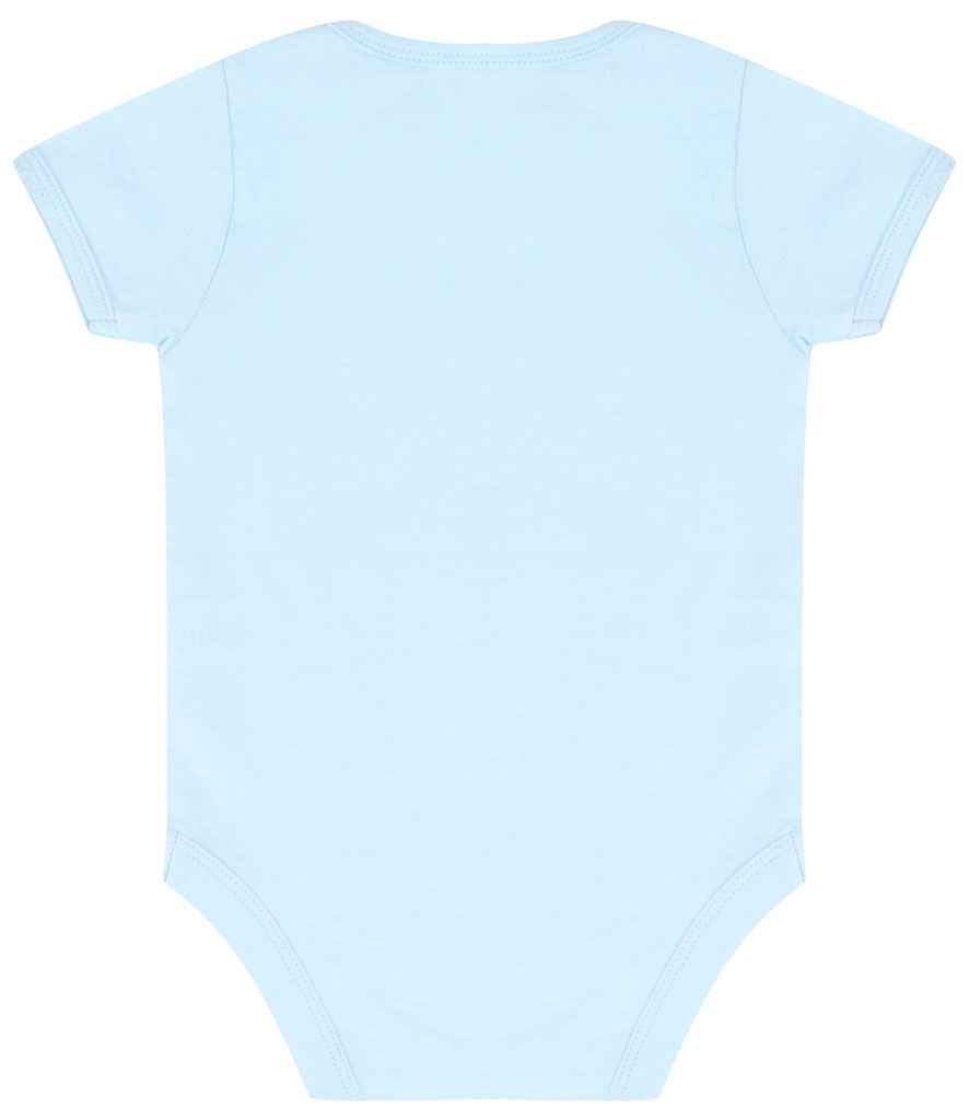 Larkwood Essential Short Sleeve Baby Bodysuit - Pale Blue