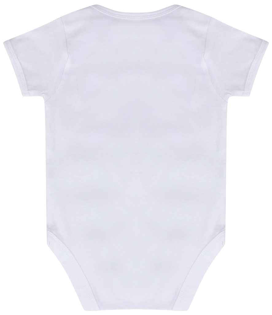 Larkwood Essential Short Sleeve Baby Bodysuit - White