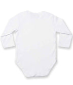 Larkwood Long Sleeve Baby Bodysuit - White