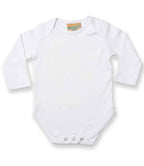 Larkwood Long Sleeve Baby Bodysuit - White