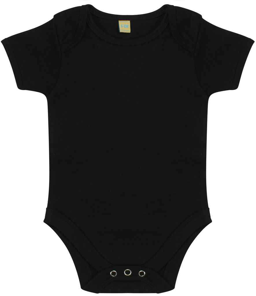Larkwood Short Sleeve Baby Bodysuit - Black