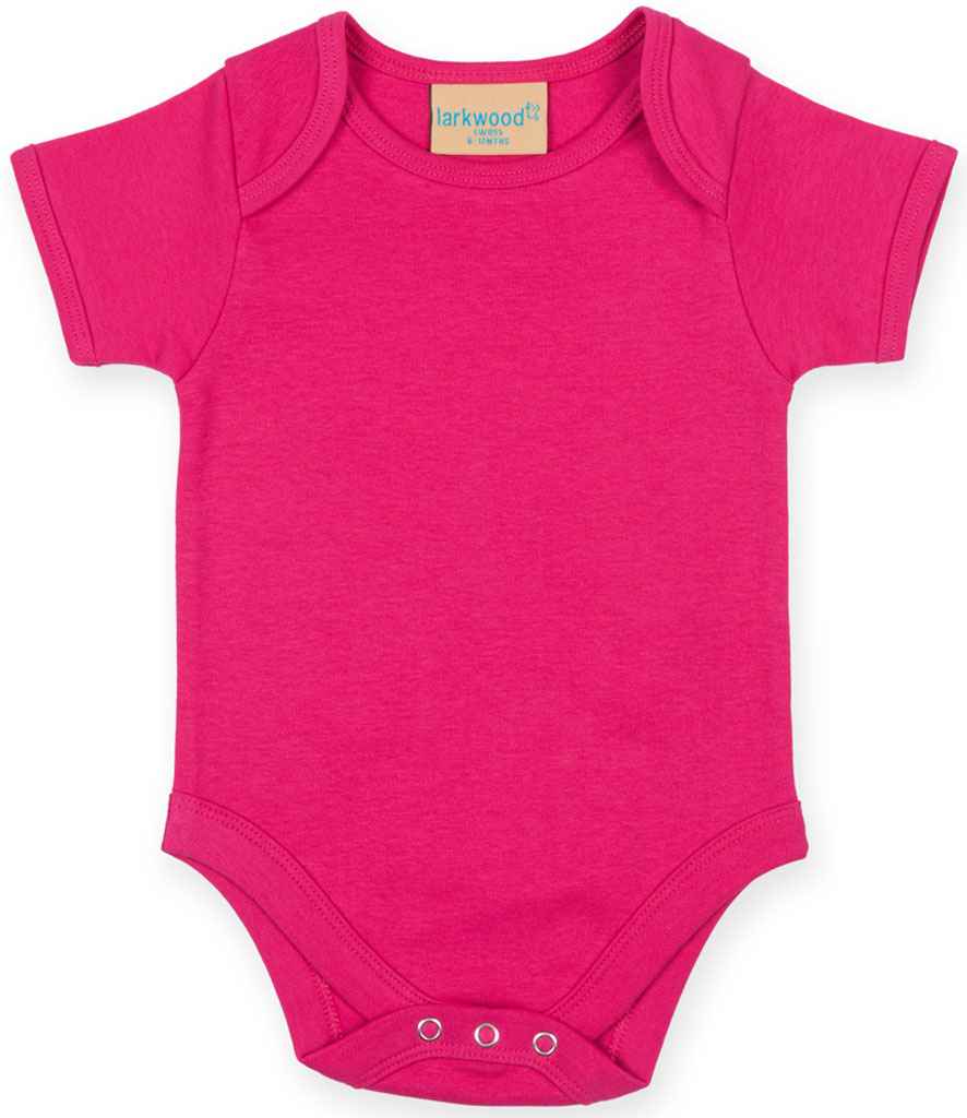 Larkwood Short Sleeve Baby Bodysuit - Fuchsia