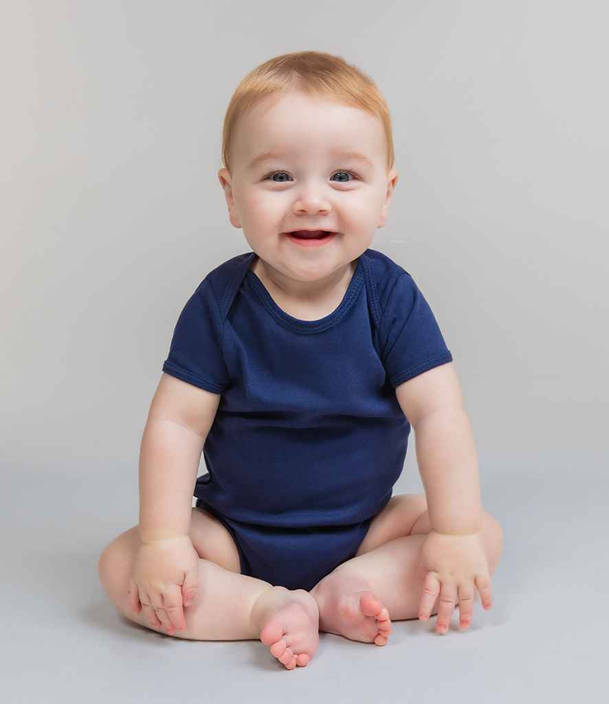 Larkwood Short Sleeve Baby Bodysuit - Navy