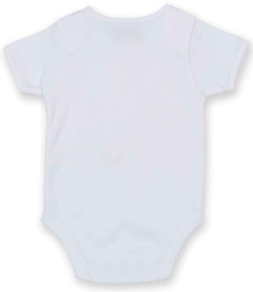 Larkwood Short Sleeve Baby Bodysuit - White
