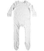 Larkwood Organic Baby Sleepsuit - White