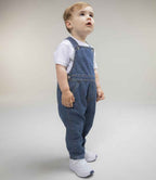 Larkwood Kids Denim Dungarees - Blue Denim