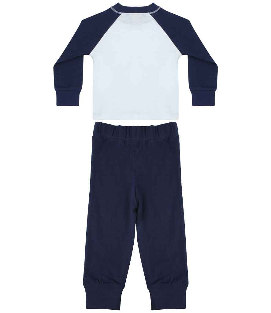 Larkwood Baby/Toddler Pyjamas - Navy/White
