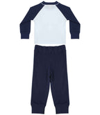 Larkwood Baby/Toddler Pyjamas - Navy/White