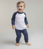 Larkwood Baby/Toddler Pyjamas - Navy/White