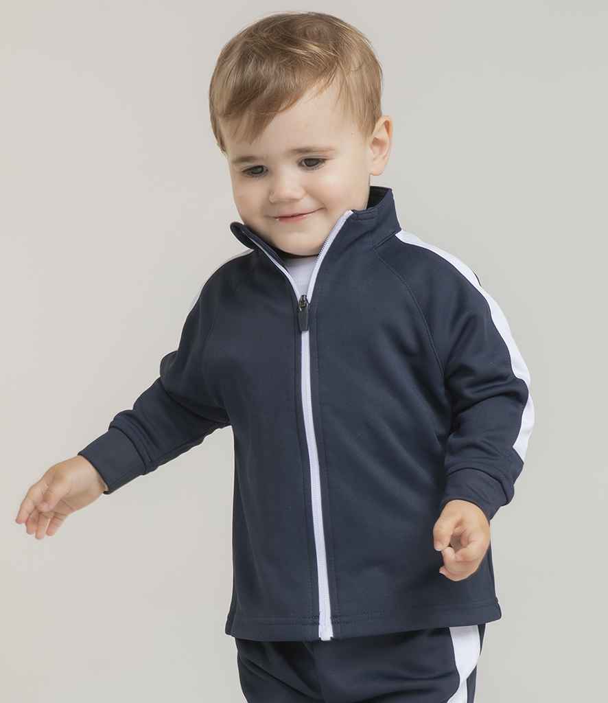 Larkwood Baby/Toddler Tracksuit Top - Navy/White