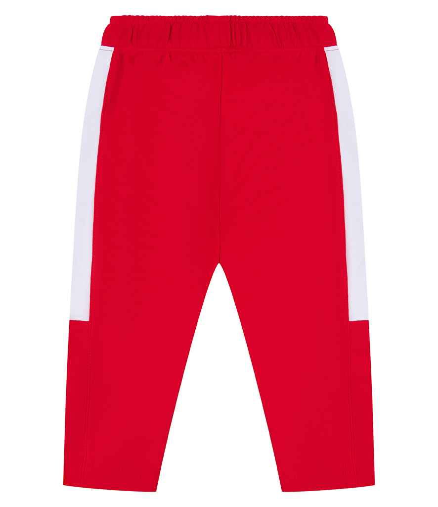 Larkwood Baby/Toddler Tracksuit Bottoms - Red/White