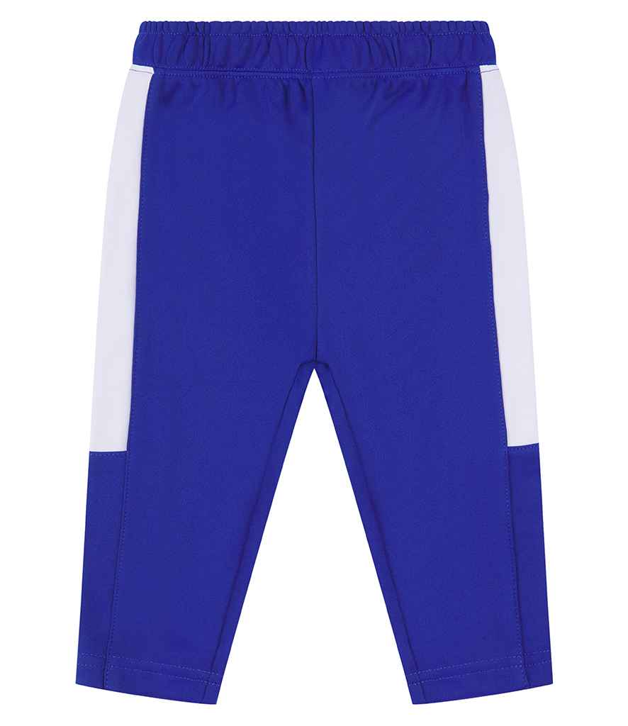 Larkwood Baby/Toddler Tracksuit Bottoms - Royal Blue/White
