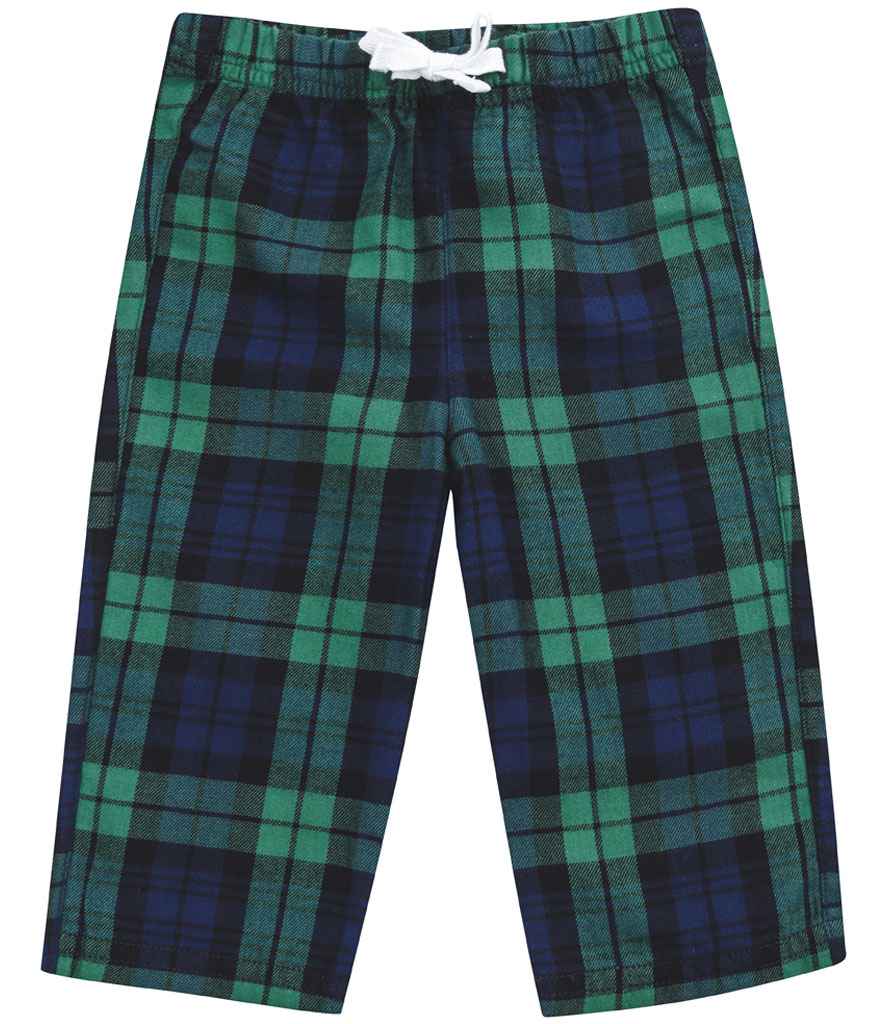 Larkwood Baby/Toddler Tartan Lounge Pants - Navy/Green