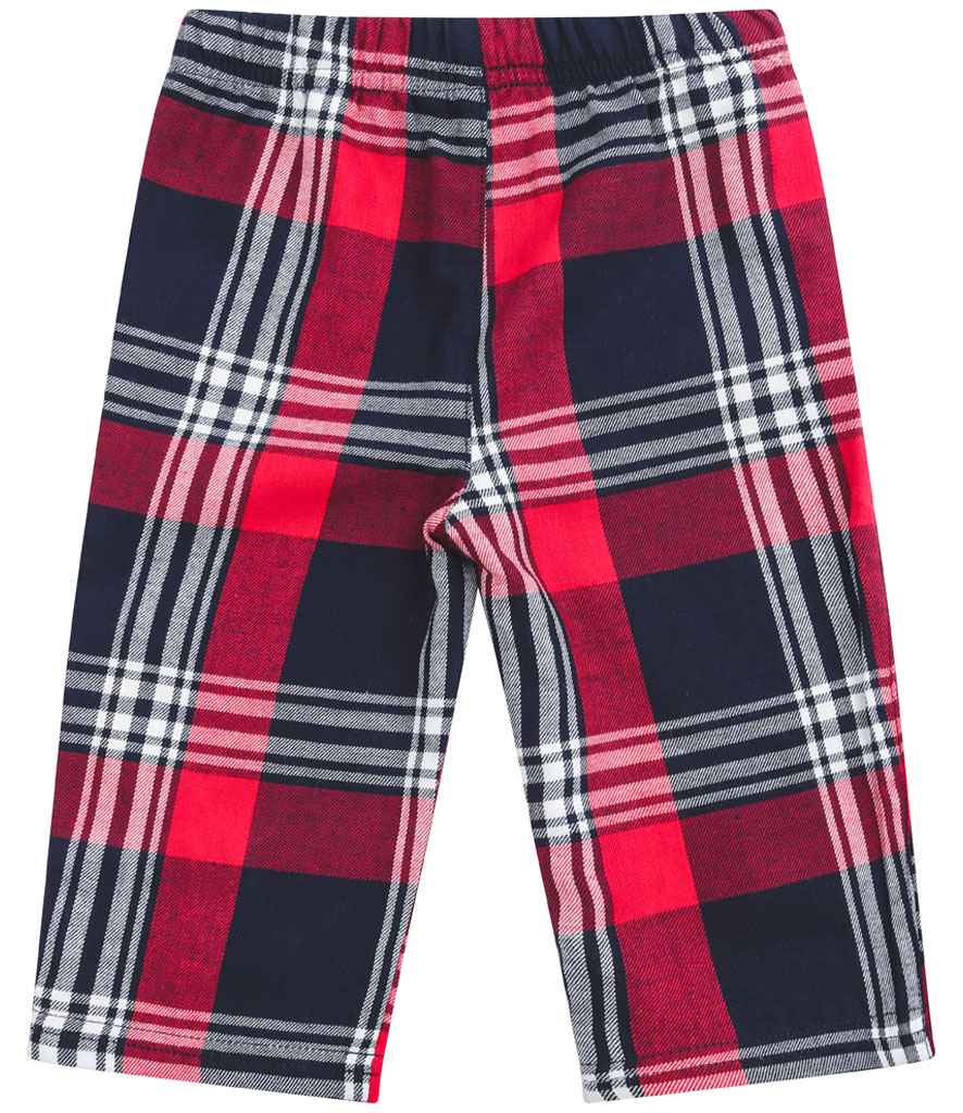 Larkwood Baby/Toddler Tartan Lounge Pants - Red/Navy