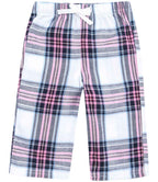 Larkwood Baby/Toddler Tartan Lounge Pants - White/Pink