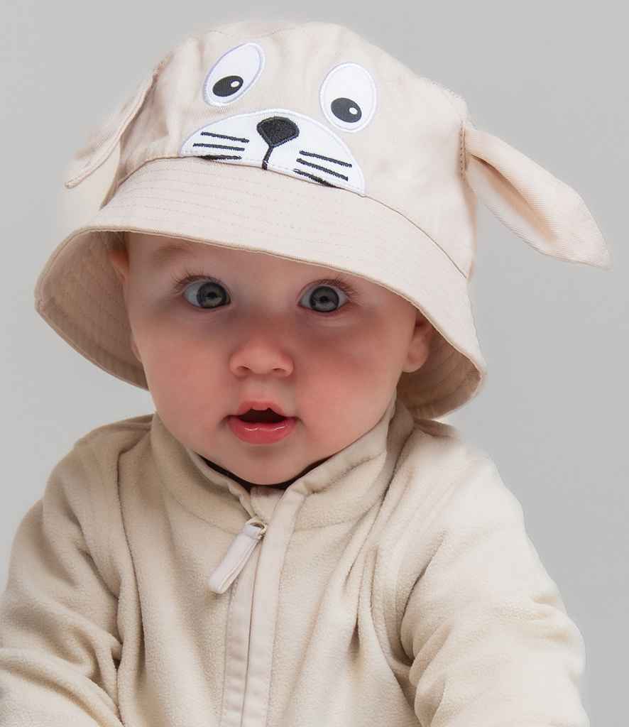 Larkwood Baby/Toddler Character Bucket Hat - Light Brown Bunny