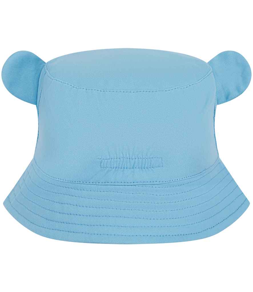 Larkwood Baby/Toddler Character Bucket Hat - Pale Blue Bear