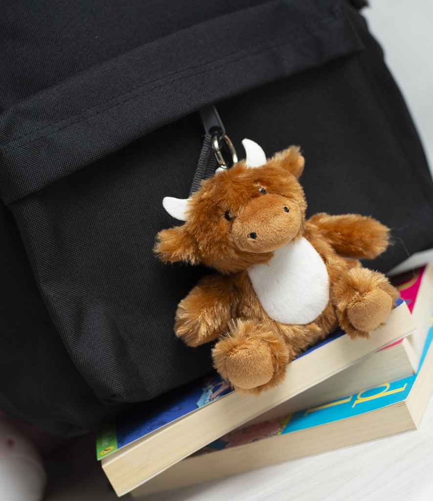 Mumbles Key Ring - Brown Highland Cow
