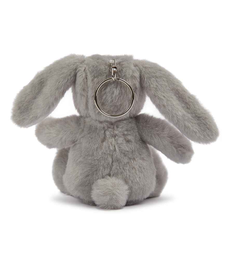Mumbles Key Ring - Grey Bunny