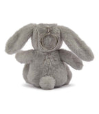 Mumbles Key Ring - Grey Bunny