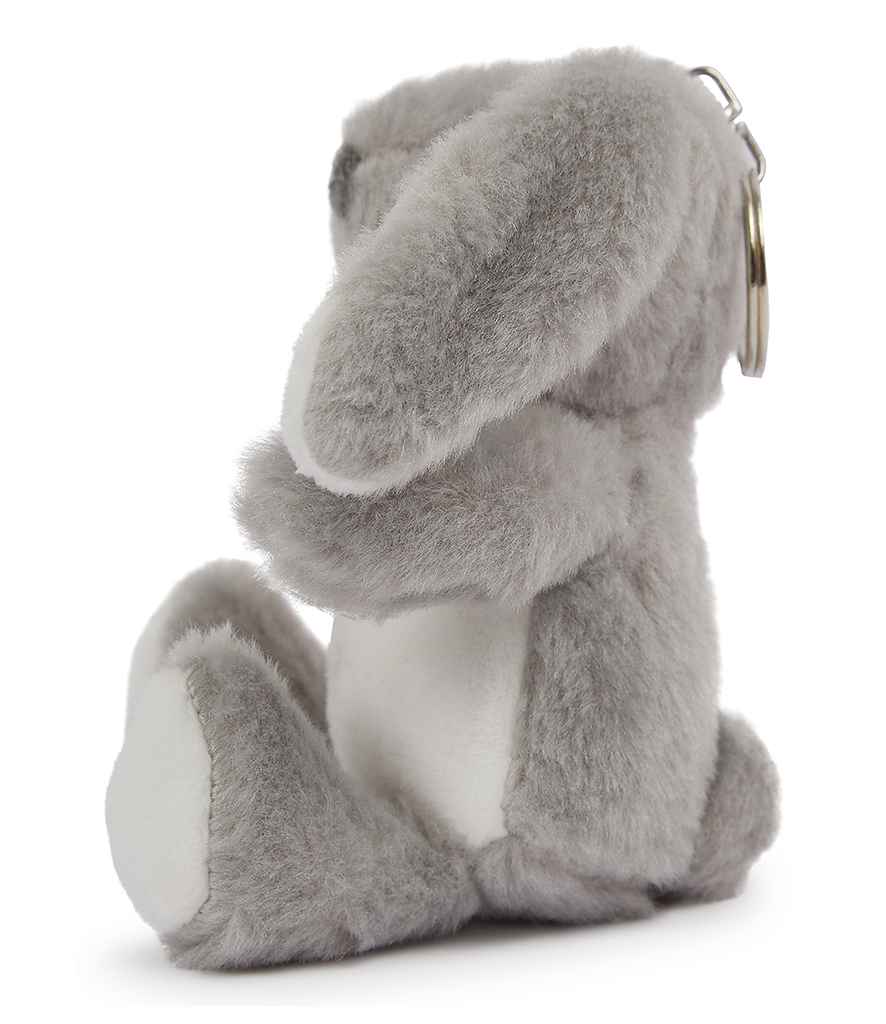 Mumbles Key Ring - Grey Bunny