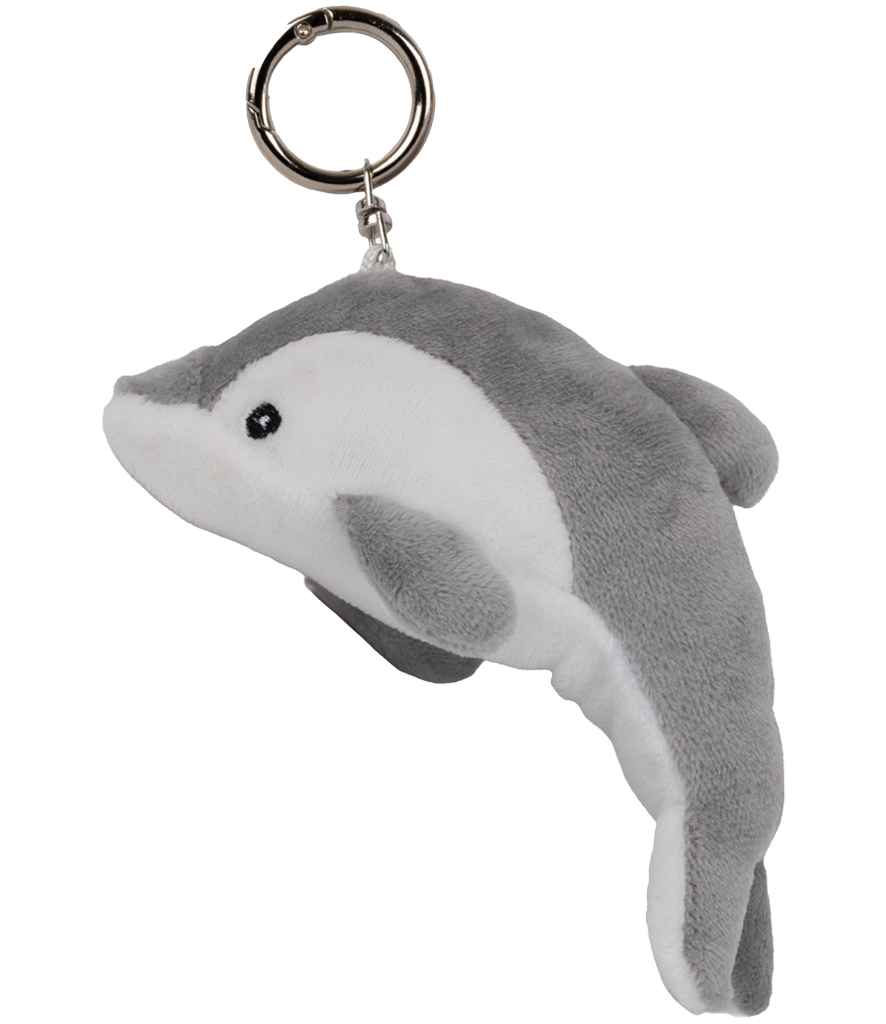 Mumbles Character Key Ring - Grey Dolphin