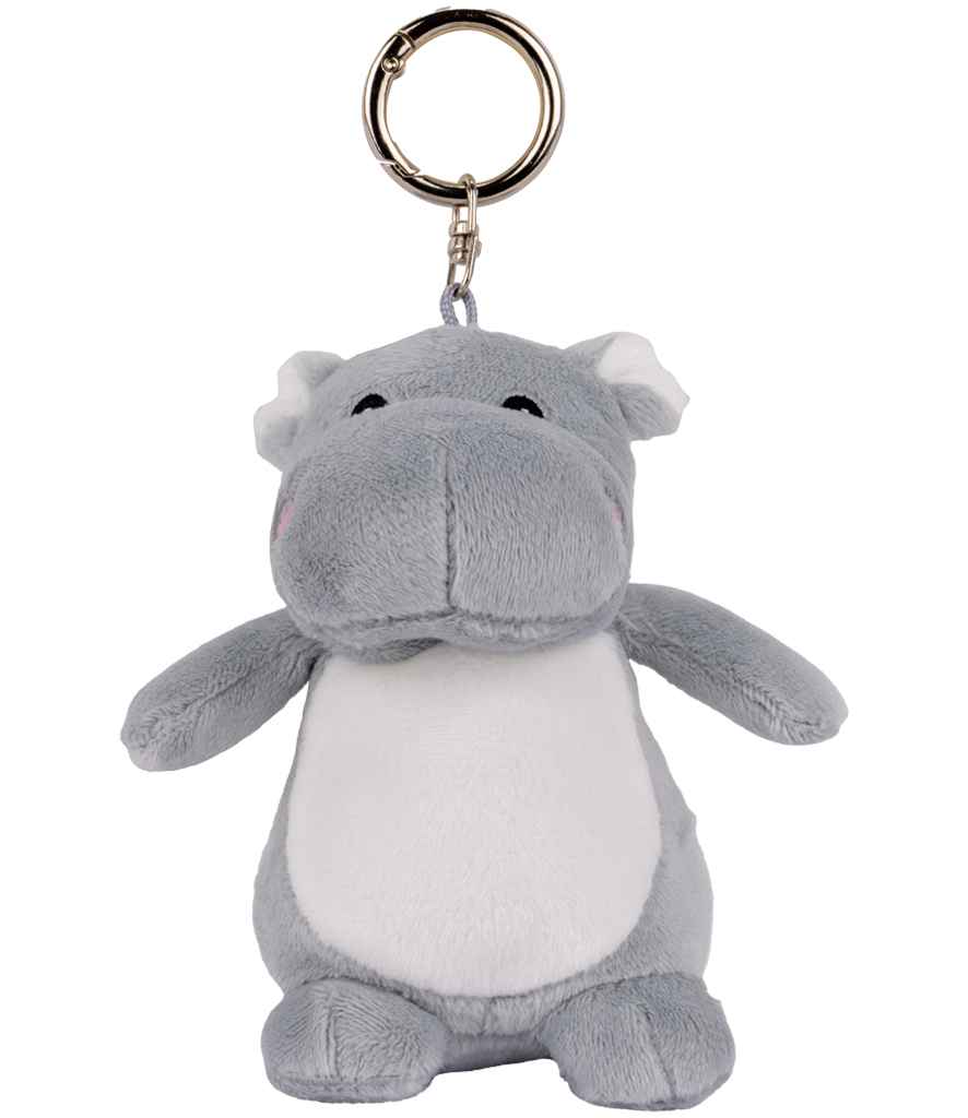 Mumbles Character Key Ring - Grey Hippo