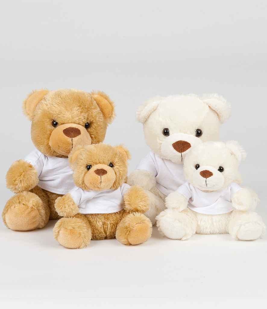 Mumbles Bear in a T-Shirt - Brown
