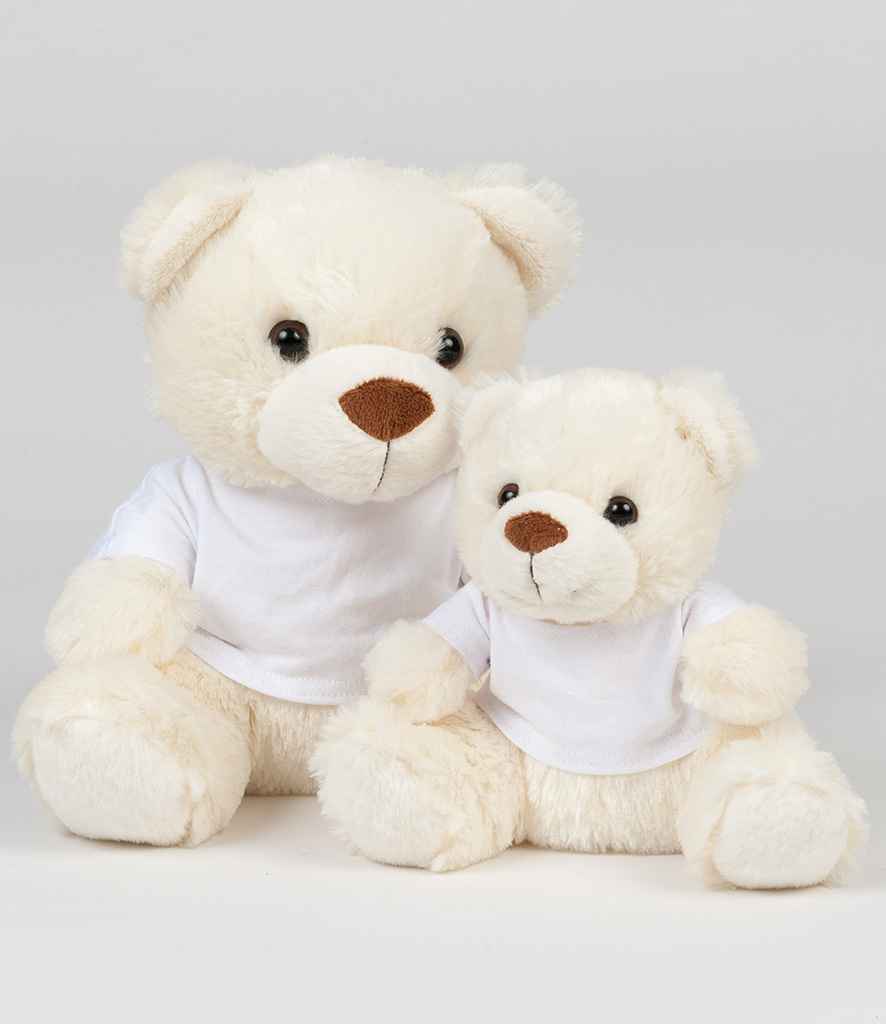 Mumbles Bear in a T-Shirt - Cream