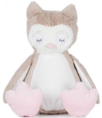 Mumbles Zippie Owl - Light Brown