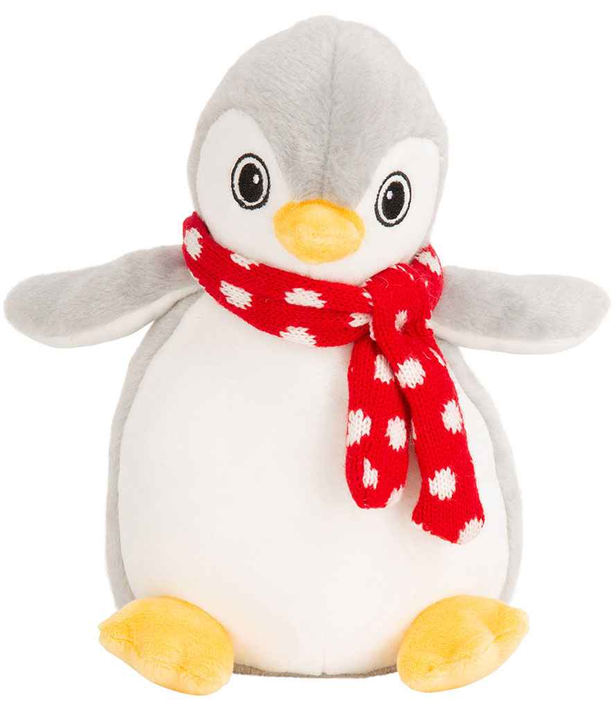 Mumbles Zippie Penguin - Grey/White