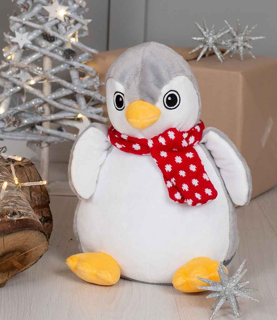 Mumbles Zippie Penguin - Grey/White