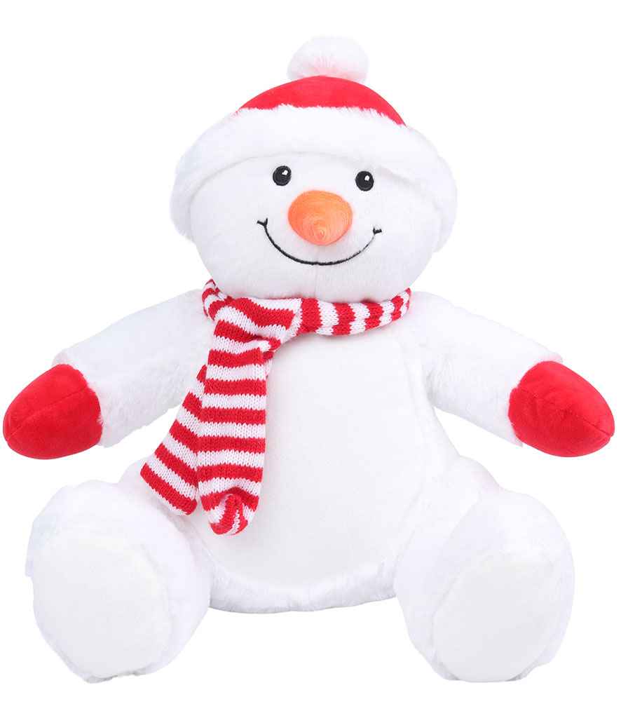 Mumbles Zippie Snowman - White