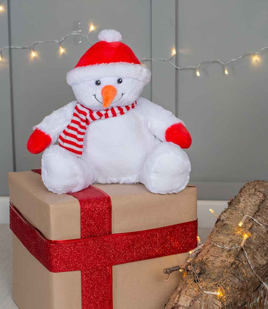 Mumbles Zippie Snowman - White