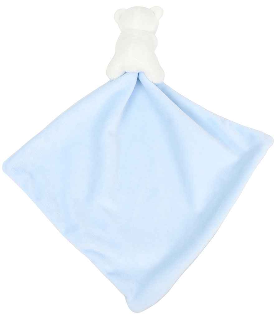Mumbles Animal Comforter with Rattle - Blue Bear