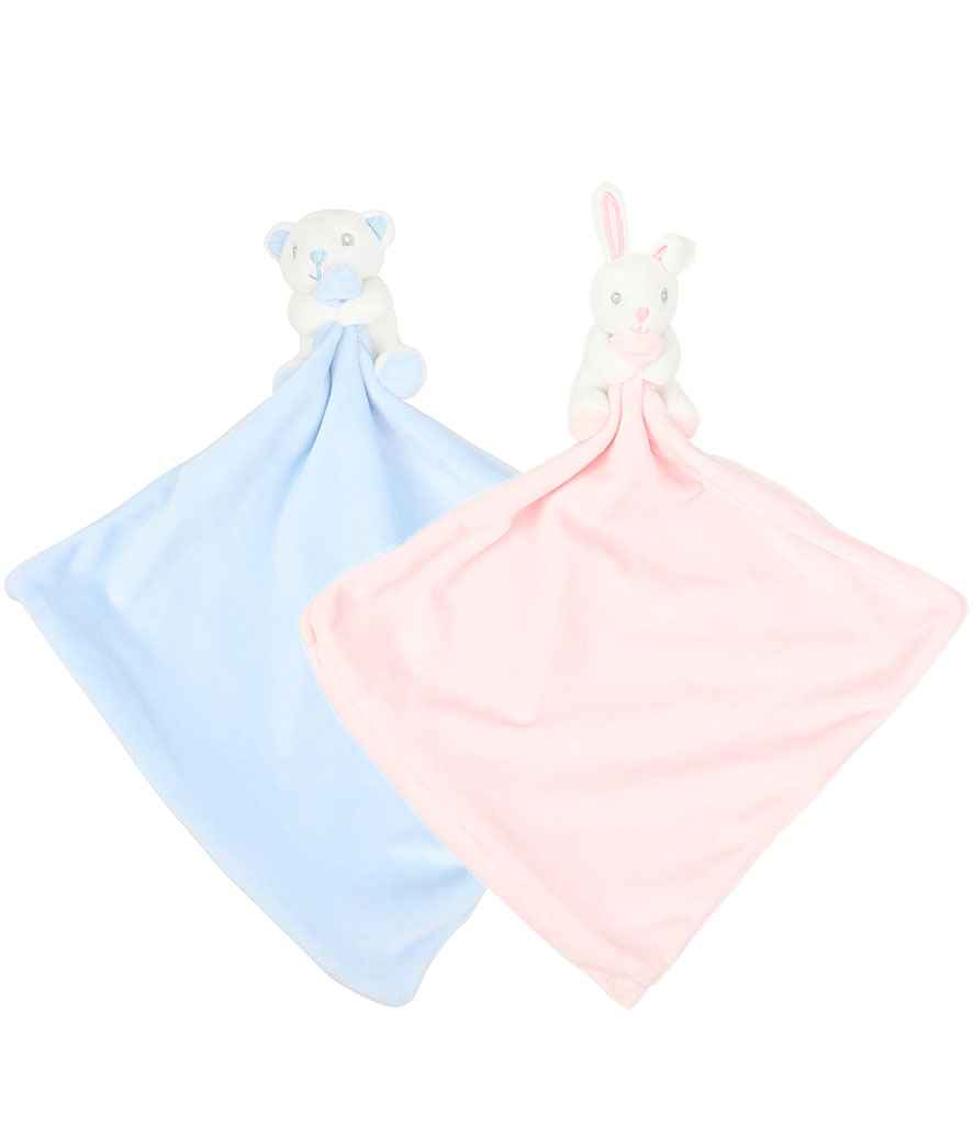 Mumbles Animal Comforter with Rattle - Pink Rabbit