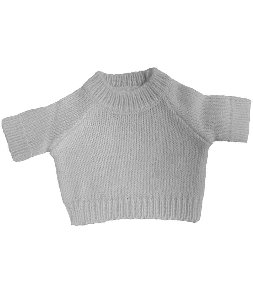 Mumbles Teddy Jumper - White