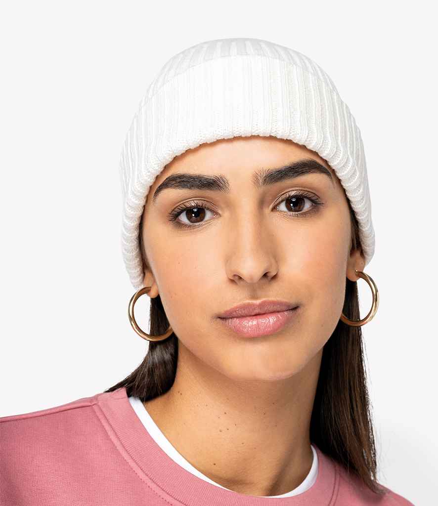 Native Spirit Wide Cuffed Beanie - Ivory